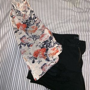 Floral tank top